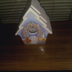 Birdhouse Flower Vase