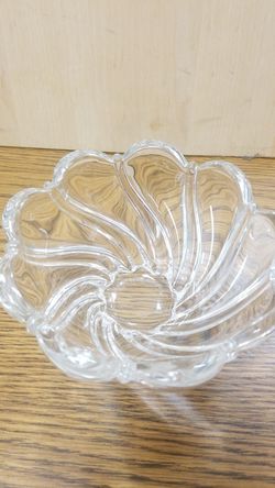 Glass candy holder