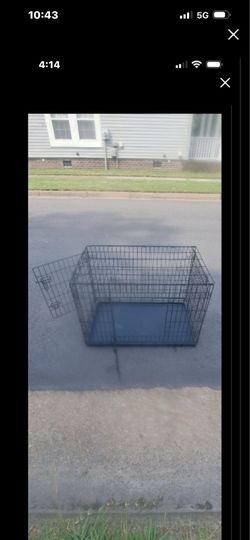 FRONT AND SIDE DOOR ENTRY MEDIUM / LARGE DOG CAGE
