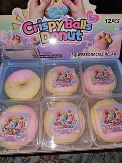 Crispy Balls Donut Squishy Toy