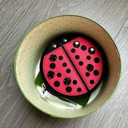 Kate Spade Ladybug Coin Purse With Tag And Box