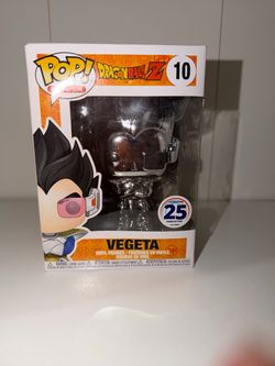 Funko Pop Dragon Ball Z Vegeta #10 Chrome