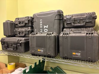 Professional Hard Case Bundle - Pelican Storm, Protector & Gator Titan (10 Total)