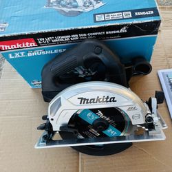 Makita 18V Sub-compact Brushless 6-1/2” Circular Saw (TOOL ONLY/SOLO LA HERRAMIENTA)