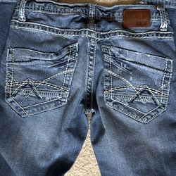 BKE denim boot cut jeans 28 S teen boy