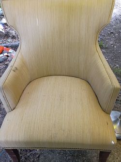 High back chair