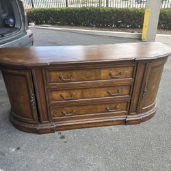 Vintage  Bufet Wooden, Table , Dresser