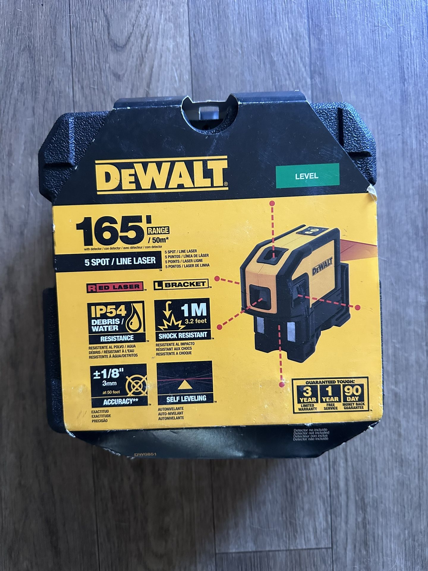 Dewalt 165’ Range Láser. Brand New….$200