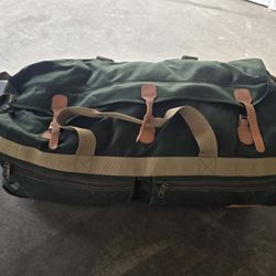 Rolling Canvas Duffel Bag