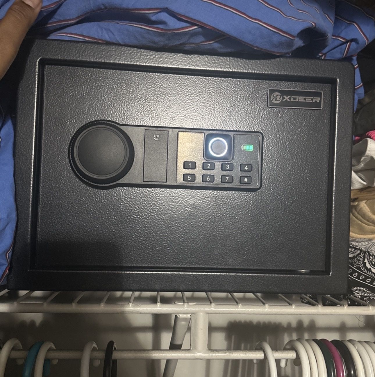 Money safe Finger print Code and Key