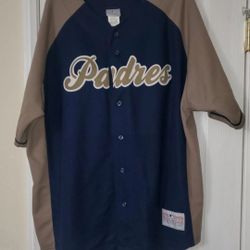 San Diego Padres Jason Bartlett Baseball Jersey Size 2XL