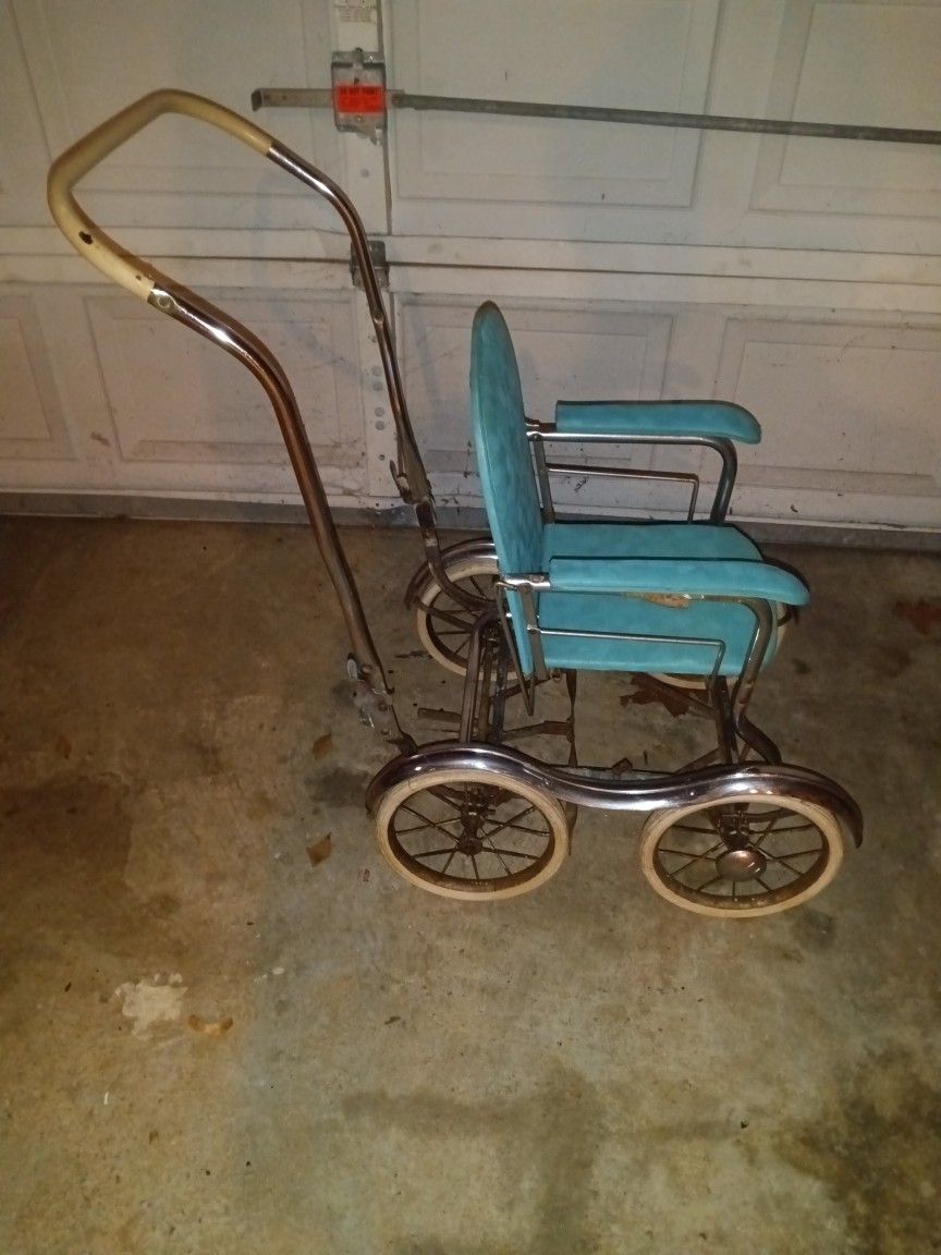 Vintage Metal Stroller