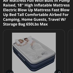 Colchon inflable full  aguanta hasta650 libras