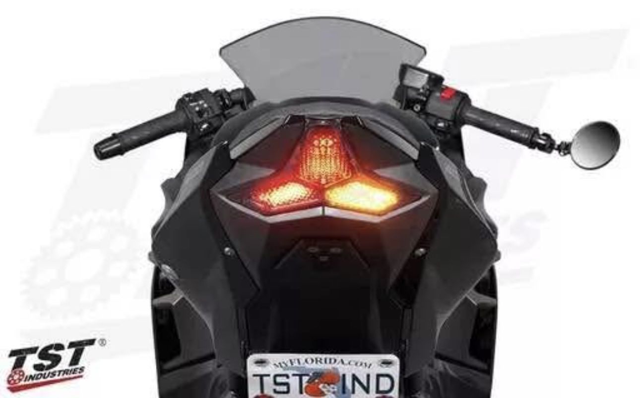 TST INDUSTRIES HYPERPACK BUNDLE | Ninja 400 | Tail Light | Fender Eliminator | Flasher Relay