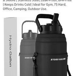 INSULATED WATER BOTTLE.Hydro Gallon. Stainless Steel 
