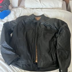 Motorcycle Jacket Leather Evs 