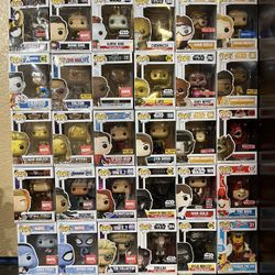 Funko Pops (marvel, Star Wars, Icons) Etc.