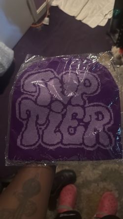 Top Tier Purple Knit Beanie