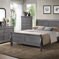 4pc Bedroom Set  And Mattress Set 