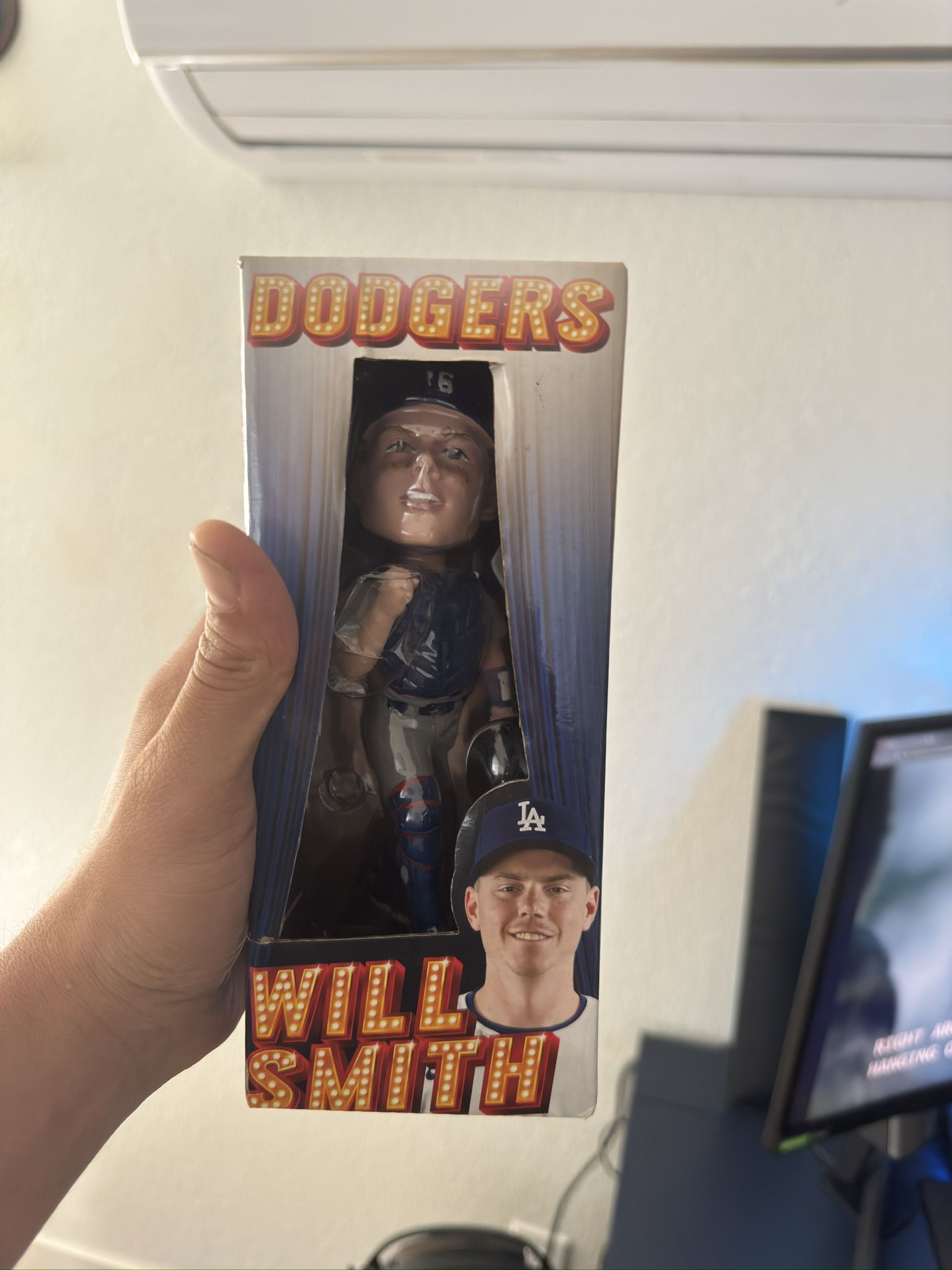 Will Smith Dodger Baseball Bobble Head