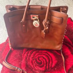 Michael Kors ALL Hamilton Small Leather Satchel