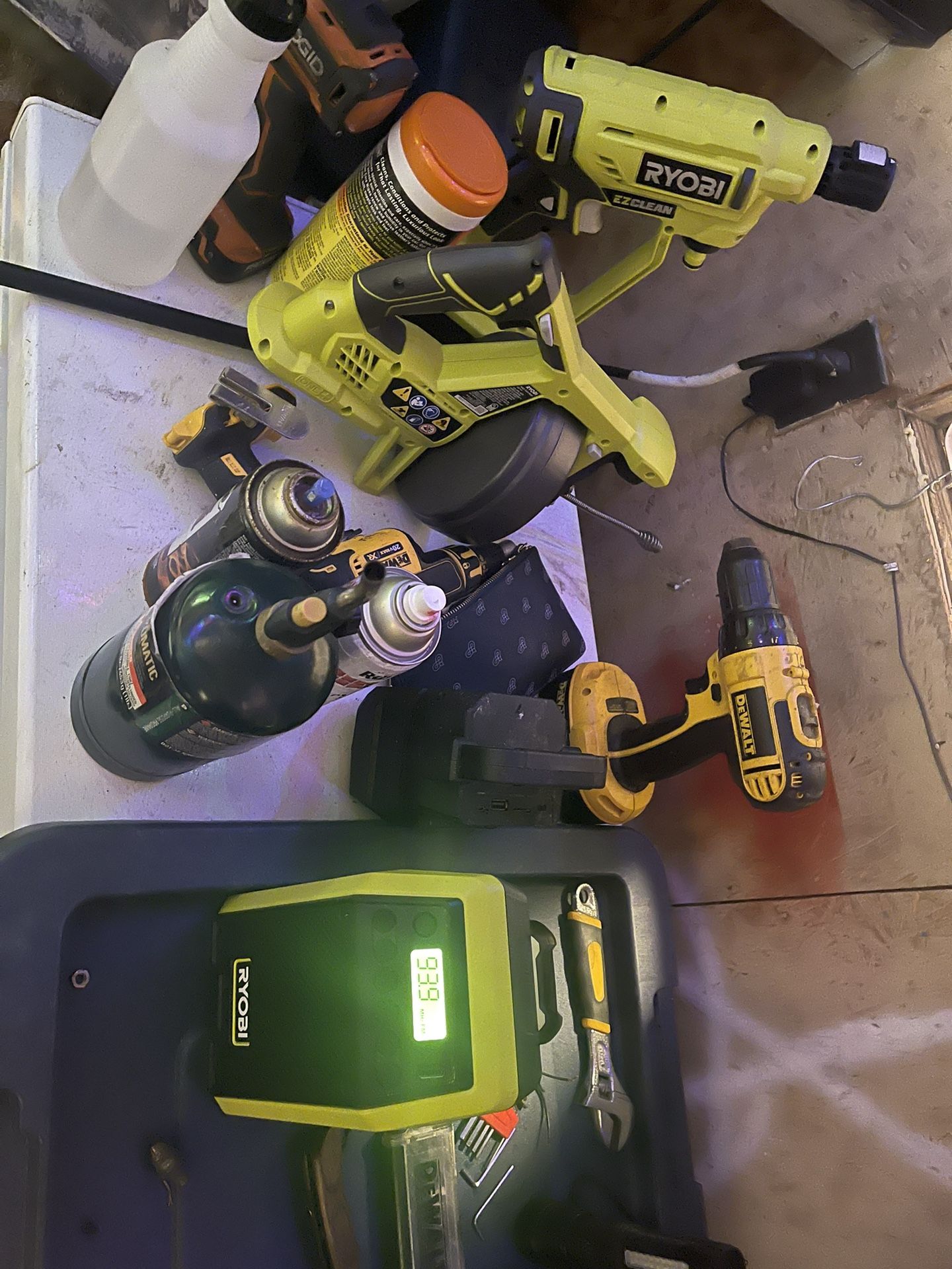 Ridged And Ryobi Power Tools