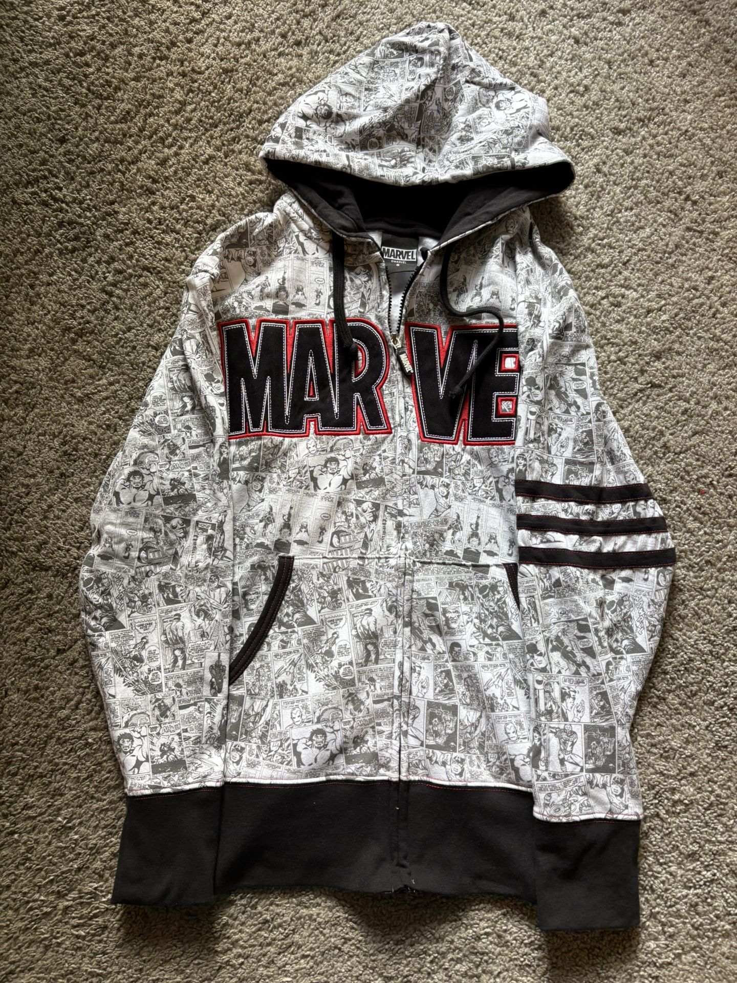 Universal Studios Marvel Zip Up Hoodie