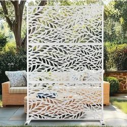 New in Box 72" H47" W Metal Privacy Screen, Outdoor Privacy Panels and Screens for Patio