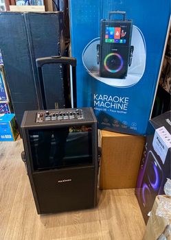 MASINGO Allegro X8 Professional Karaoke Speaker | Wi-Fi Touchscreen | Dual Wireless Microphones| Bluetooth