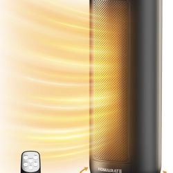 20“ Fast Space Portable Heater Voice Control 1500W PTC Oscillation Oscillation