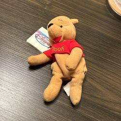 Mini Bean Bag Pooh 8” Mini Bean Bag Eeyore  9”