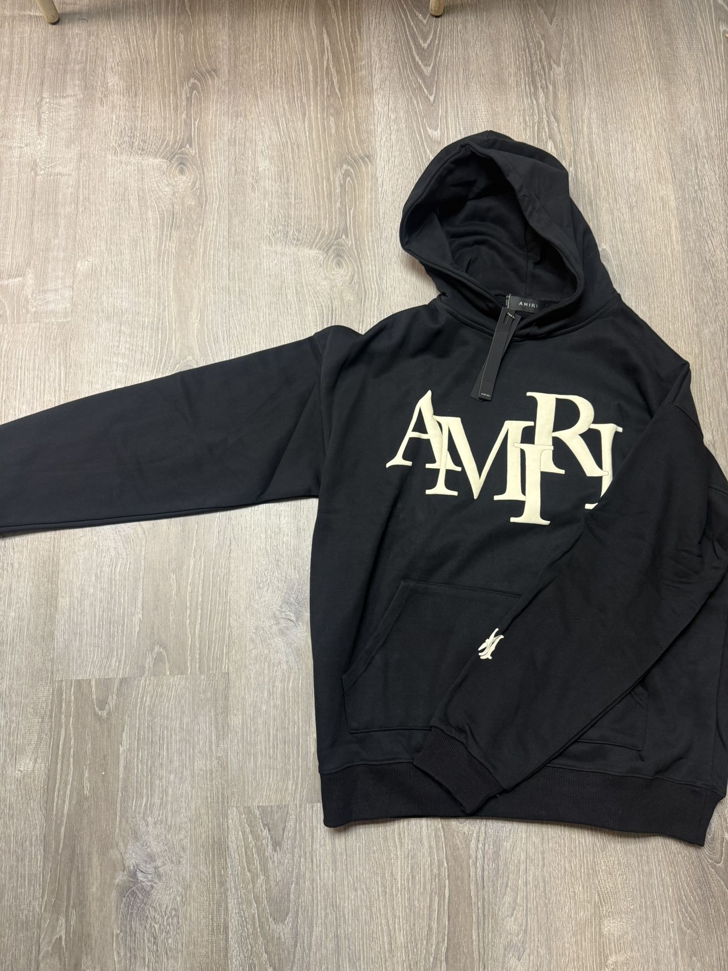 Amiri Black & White Hoodie