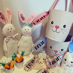 Easter Bunnies And Easter Baskets