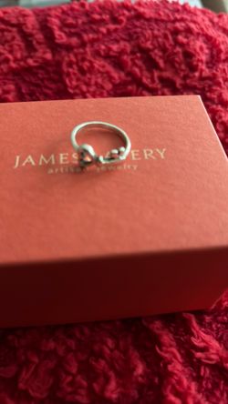 James Avery  retired key heart ring