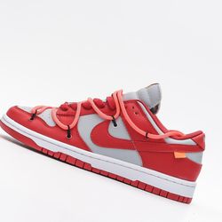 Nike Dunk Low Off White University Red 33