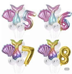 Mermaid balloons