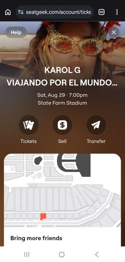 Karol G Ticket State Farm Stadium