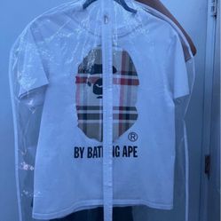 Burberry Bape Tee White 