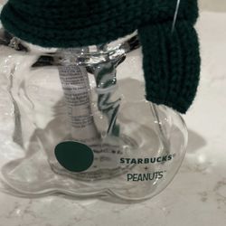 Starbucks X Peanuts Snoopy Glass Cup