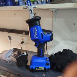 Kobalt One Handed Reciprocating Saw New