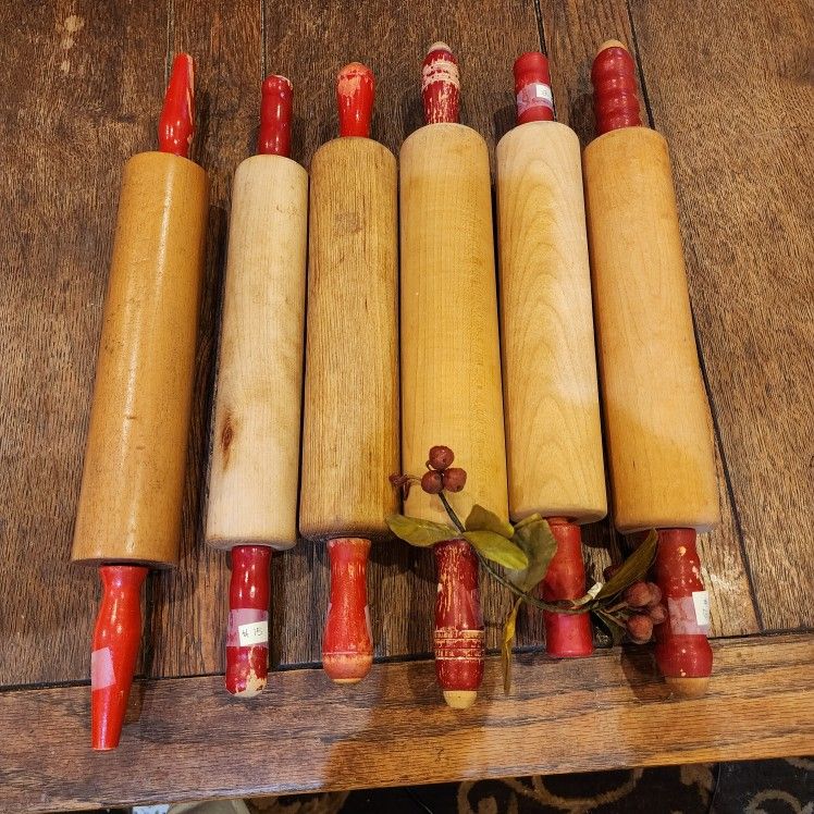 Vintage Rolling Pins & Egg Beater $15 Each Tulare