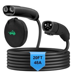Tesla Charger Extension Cable Compatible with Tesla Model X/Y/3/S, 20ft EV Ch...
