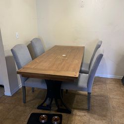 Table and chairs