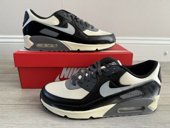 Men's Nike Air Max 90 QS Smoke Grey Crocodile IO4468-100 Sail Light Smoke Grey Black Anthracite Size 12 Shoes NEW w/ Box