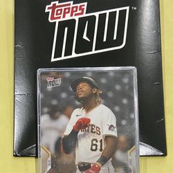 2022 Topps Now O’Neill Cruz Rookie Card Pittsburg Pirates