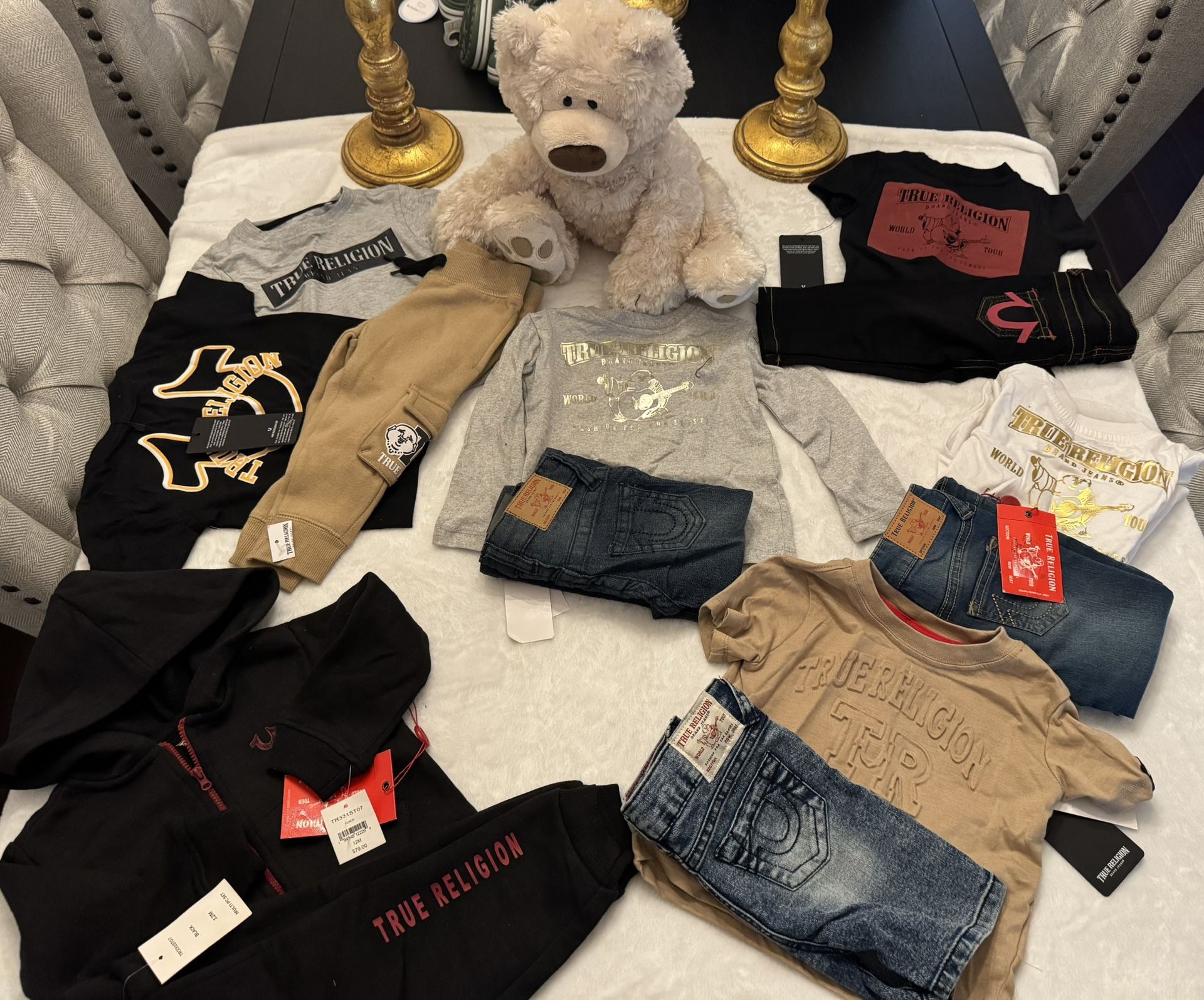 Kids 12,18,24 True Religion Outfit Sets