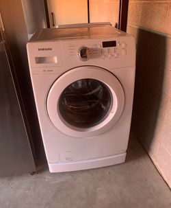 White Samsung Washer