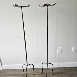 Wrought Iron candle stick  holders