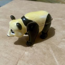 Vintage Panda Trinket Box