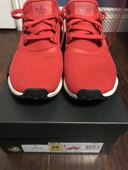 ADIDAS NMD R1 RED SIZE 10